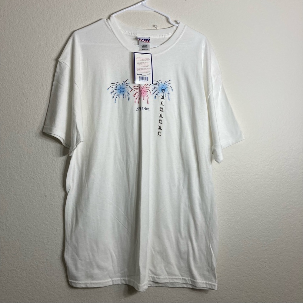 NWT Kohls Vintage America TShirt - White - Size XL
